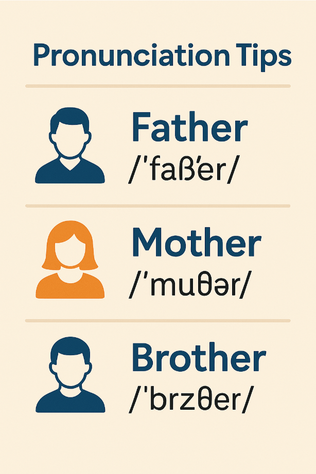 Familia y profesiones en inglés