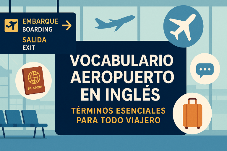 Vocabulario aeropuerto en ingles