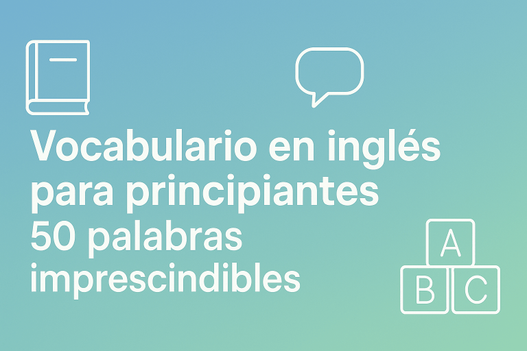 Vocabulario en ingles