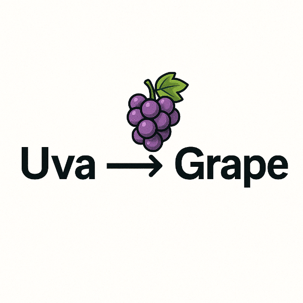 Cómo se dice “uva” en inglés