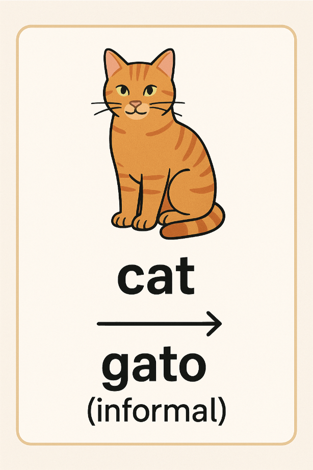 Cómo se dice gato en inglés