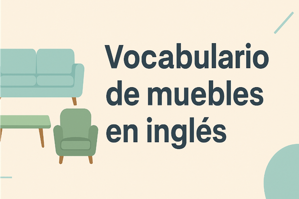 vocabulario de muebles en ingles